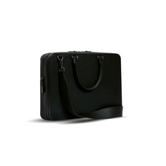 Beautiful luxury leather classic bag, briefcase, diplomat, for office, for laptop, clipping,...
