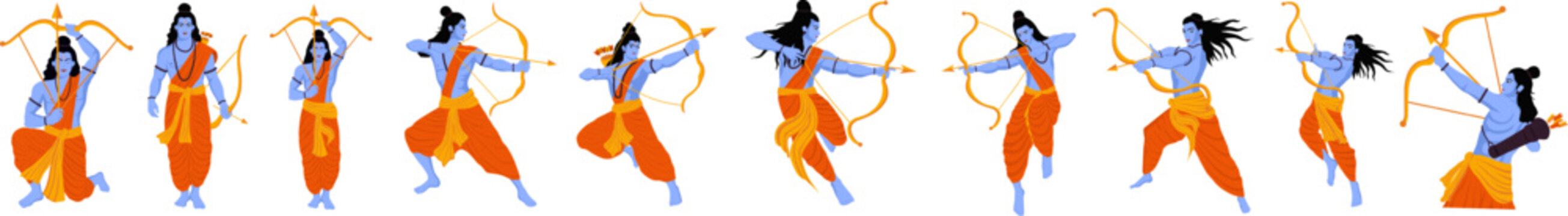 Happy Ram Navami festival of India Social Media Post