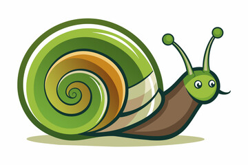 generate logotype of snail
