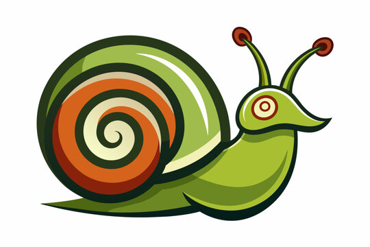 generate logotype of snail