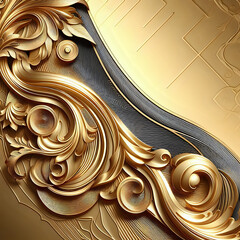 abstract background with gold