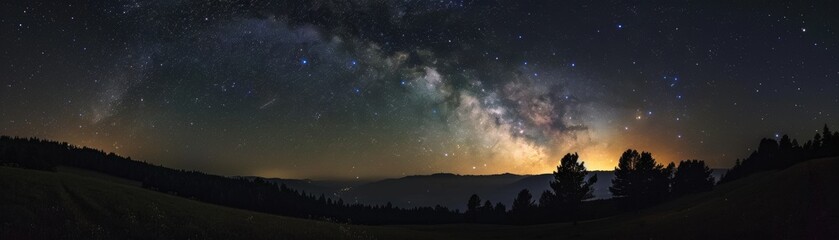 A night sky filled with the promise of wishes - obrazy, fototapety, plakaty