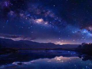 A night sky so clear the Milky Way sprawls across it