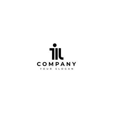 Modern Letter il logo vector design template