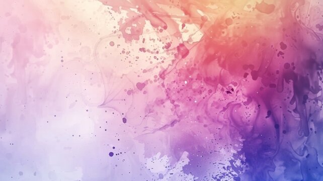 Soft purple and pink abstract watercolor backdrop - This image portrays a gentle, dreamy watercolor backdrop in shades of purple and pink, evoking calmness and imagination