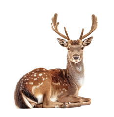 Majestic Fallow Deer with Impressive Antlers
