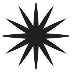 asterisk button on keyboard, the sign of language, snowflake icon in winter season, flower for decoration