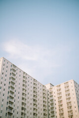 a luxury apartment in Bogor with a clear sky as a background