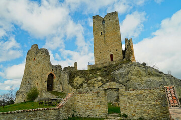 castello medievale di Carpinete, circuito dei castelli di Matilde di Canossa, provincia di Reggio Emilia, emilia romagna, italy