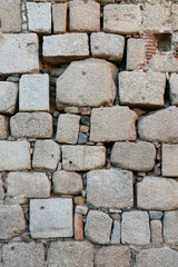 Stone blocks of wall background