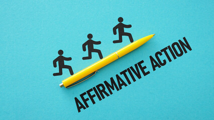 Affirmative Action is shown using the text