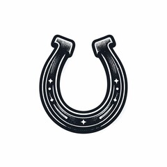 vintage illustration of horseshoe