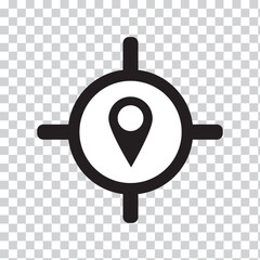 Current location icon eps10