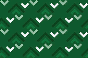 Abstract geometric pattern with lines, simple seamless vector background. green and white texture