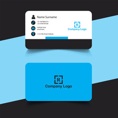  Corporate and professional business card template design, Business card design template.