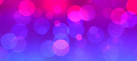 Purple widescreen bokeh background for Banner, Poster, ad, celebration, and various design works