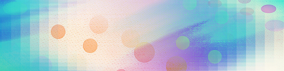 Blue panorama bokeh background for Banner, Poster, ad, celebration, and various design works