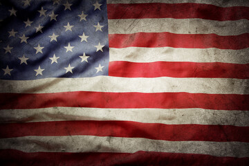 Grunge American flag - 774218694