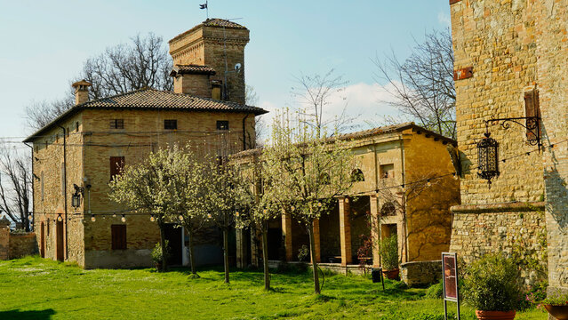 castello medievale dimontegibbio, provincia di modena, emilia romagna, italy