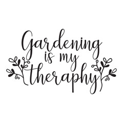 gardening is my theraphy