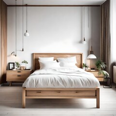 room with bed