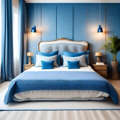 room with bed