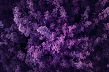 Stunning Lavender Field Illuminated by Twilight Hues