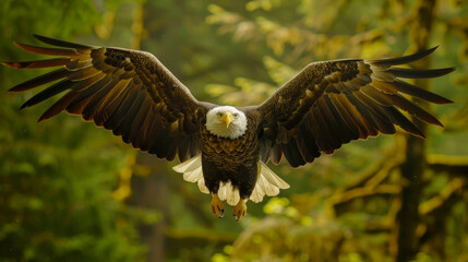 Bald eagle in flight - 774236054