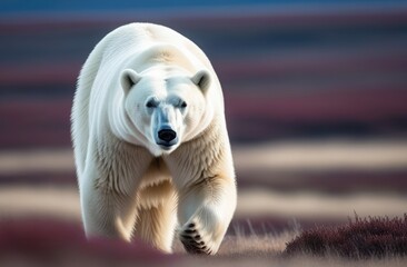 Polar bear in the wild