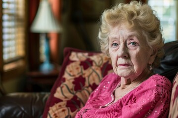 Portrait of a Stern Mother-in-Law with Disapproving Glare