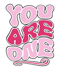 Retro, Valentine Day Craft Design. T-shirt Design. Illustration