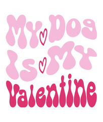 Retro, Valentine Day Craft Design. T-shirt Design. Illustration