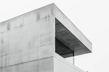 minimalistic architecture concrete building background