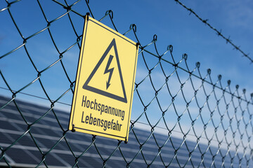 Warnschild 