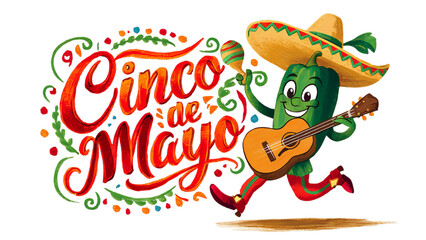 Cinco de mayo.May 5, federal holiday in Mexico. holiday event. - obrazy, fototapety, plakaty
