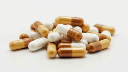 Medicine pill drug tablet closeup view