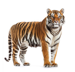 Obraz premium Tiger Facing Forward with Direct Gaze