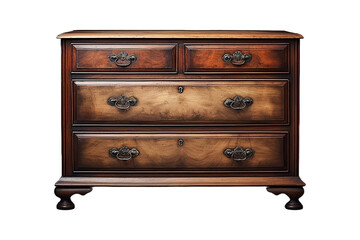 Chest Drawer on transparent background.