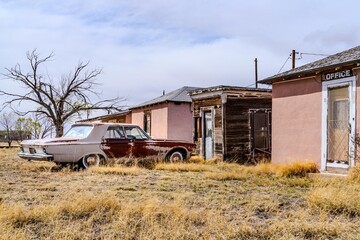 old abandoned car
