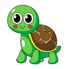 Cartoon Tortoise Icon.