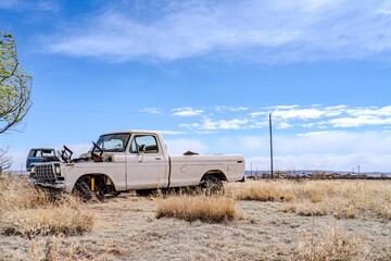 Fototapeta premium old abandoned truck