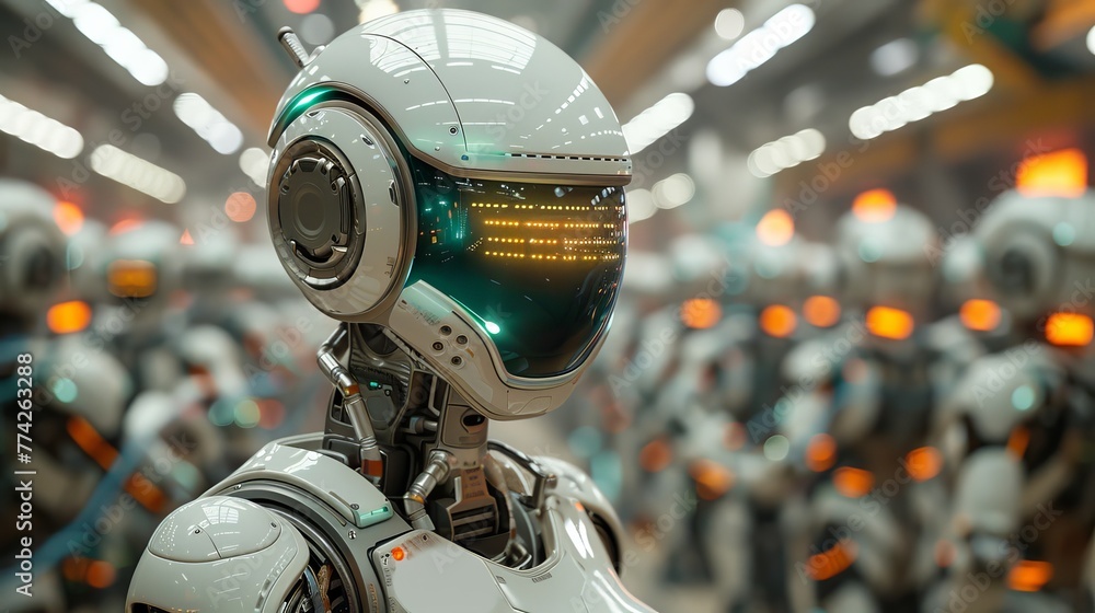 Poster ai agents guide technicians through maintenance procedures.