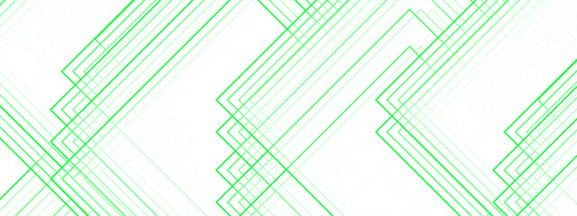 Fototapeta premium Abstract Green Stripes background design with layers of Geometric shapes. Geometric background with squares. Template for branding business ,wallpaper , banner, template.