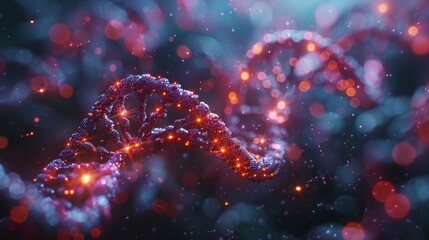 AI aids in the design and testing of gene editing technologies. - obrazy, fototapety, plakaty