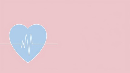 Artistical illustration of human heart icon 2D