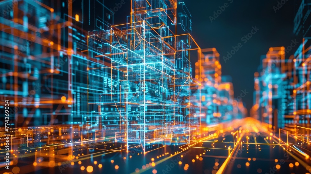 Poster ai models optimize building designs and construction processes.