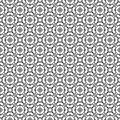 Black and white seamless abstract pattern. Background and backdrop. Grayscale ornamental design.