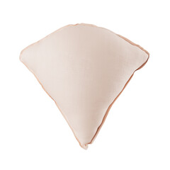 Fabric textured softbody pillow color shape