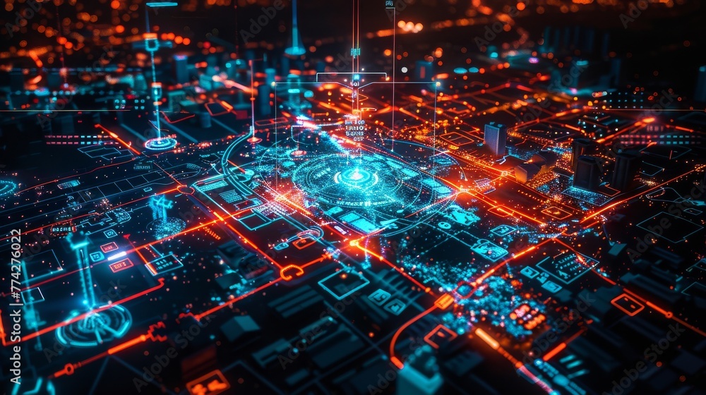 Poster crime prediction analytics: ai analyzes patterns to predict and prevent potential crime hotspots.