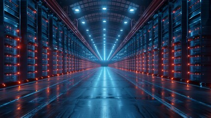 Energy Management: AI optimizes energy use in warehouses for sustainability.